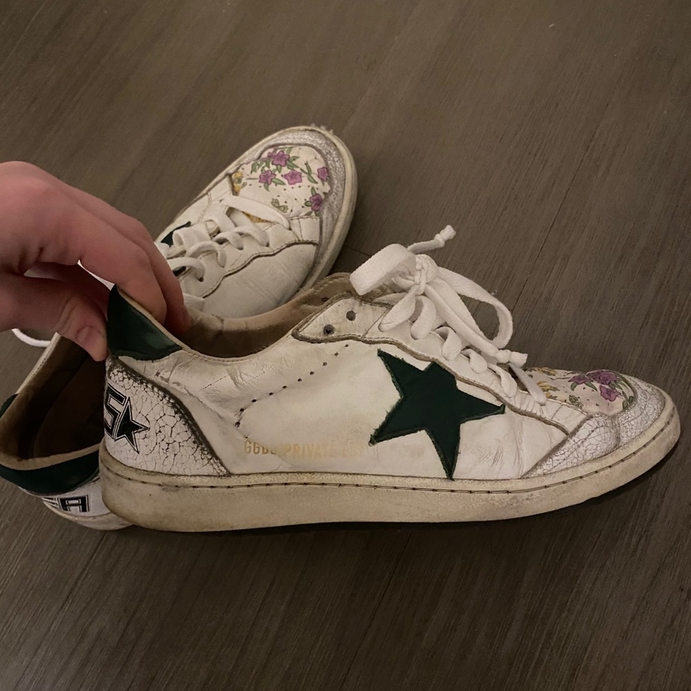 Authentic Golden Goose ballstar sneakers size 8